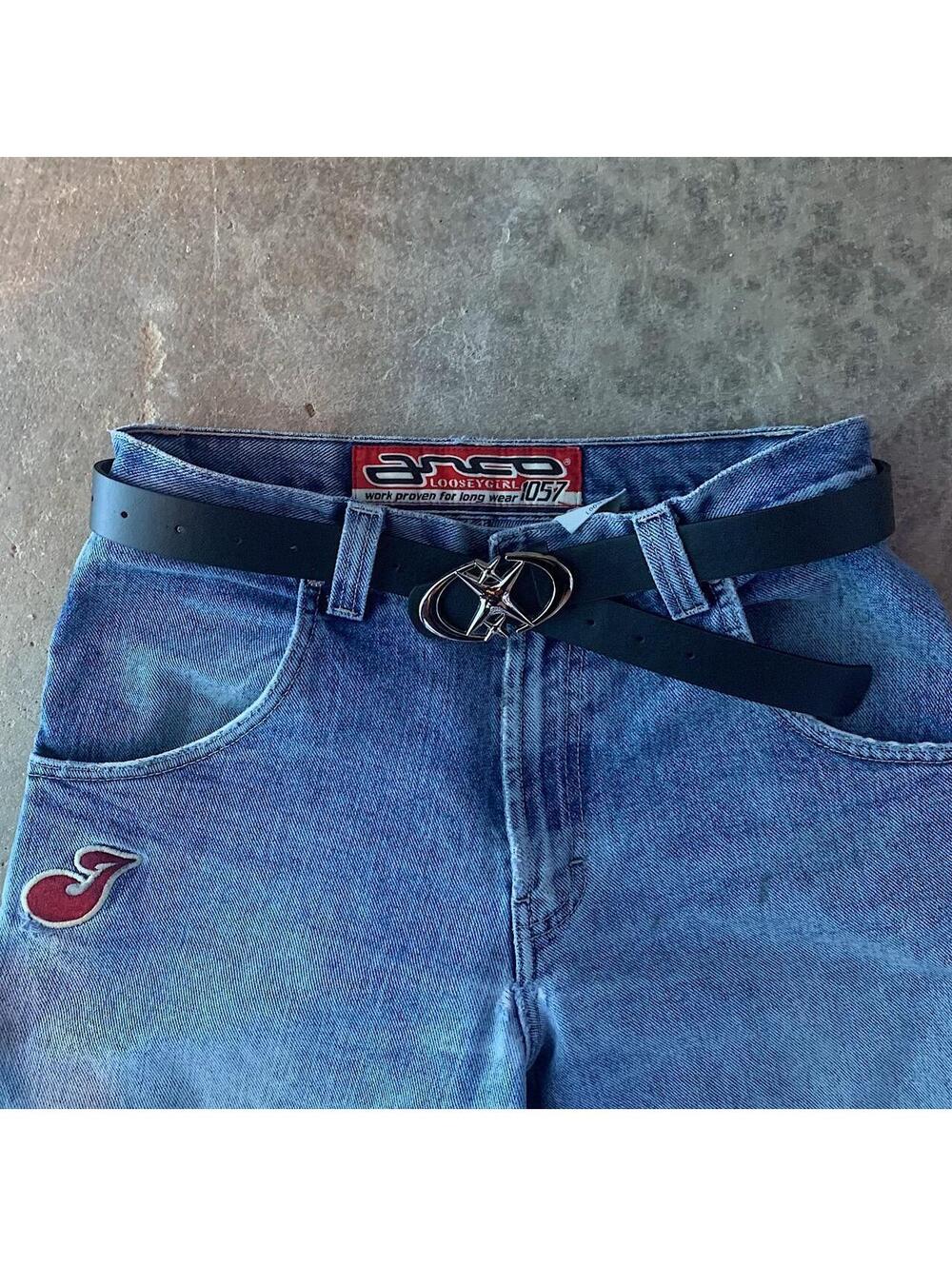 Vintage Y2K Punk Star Moon Belt - Picture 8 of 8